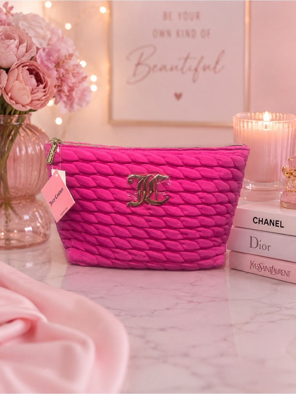 Juicy‎ couture cosmetics bag